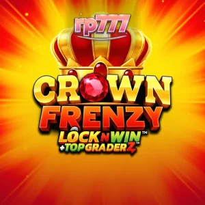 Tampilan antarmuka mesin slot Crown Frenzy LockNWin dengan simbol mahkota dan fitur LockNWin.